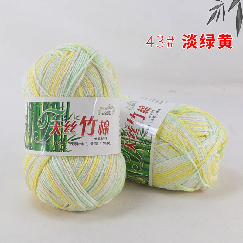 Bamboo Cotton Blend Knitting Yarn For Crochet And DIY Crafts