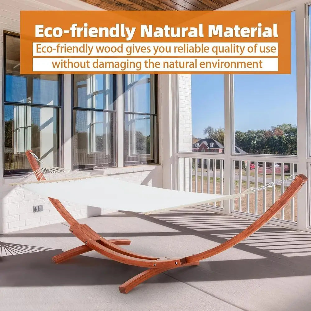 Heavy Duty Two Person Hammock With Stand For Patio