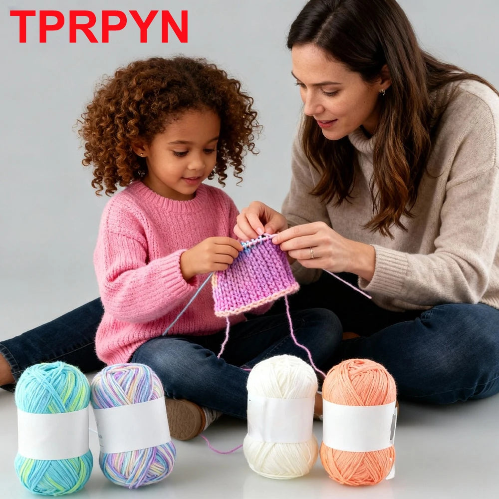 Bamboo Cotton Blend Knitting Yarn For Crochet And DIY Crafts