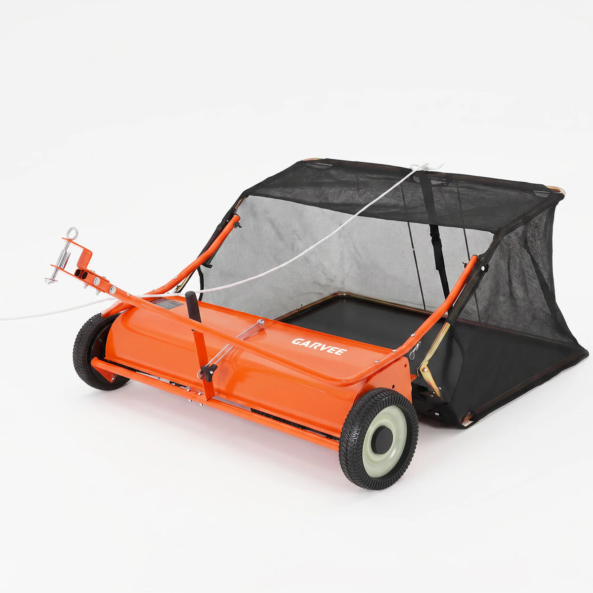 Heavy Duty Tow Behind Lawn Sweeper For Leaves And Grass