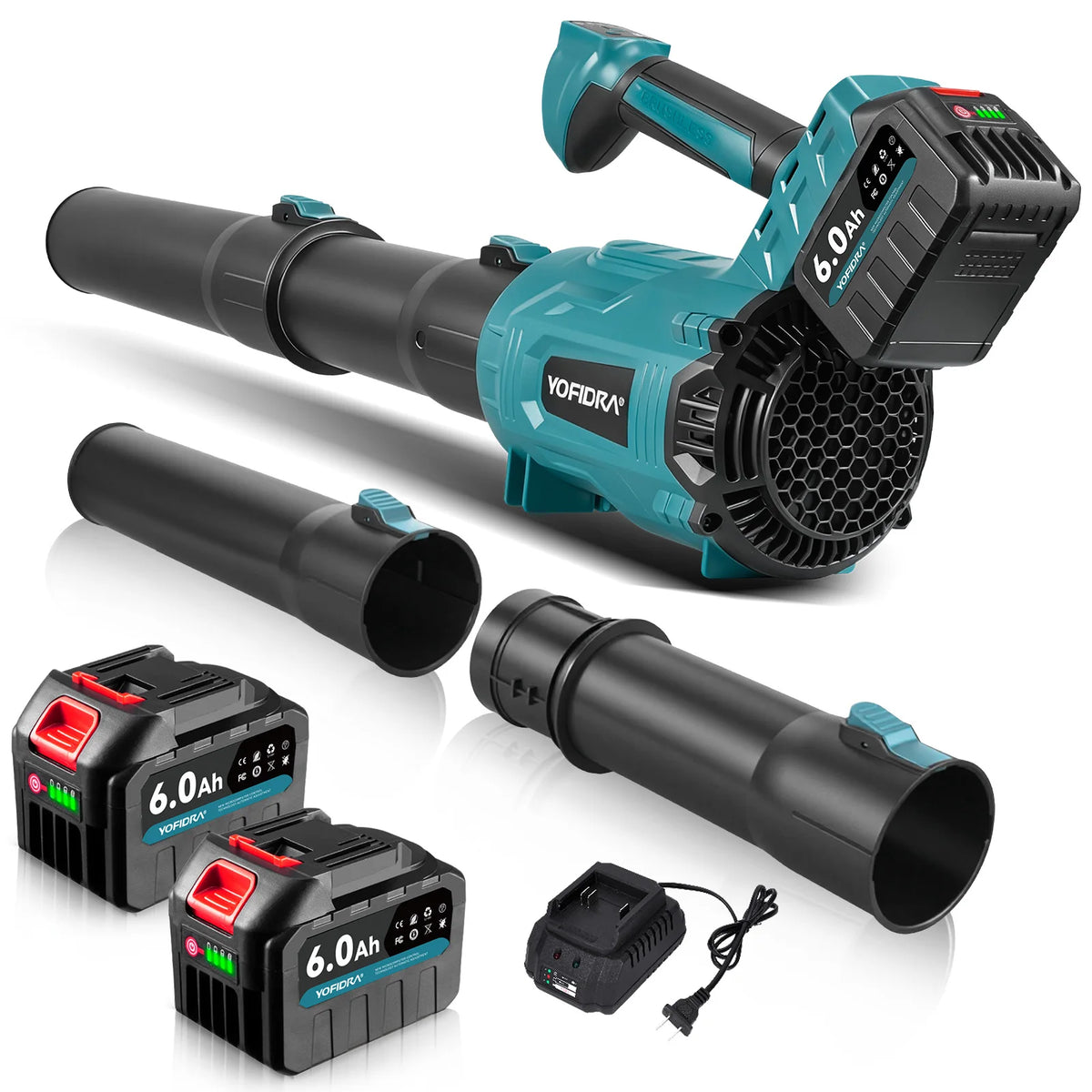 Yofidra Brushless Air Blower for Garden Dust and Snow Cleaning
