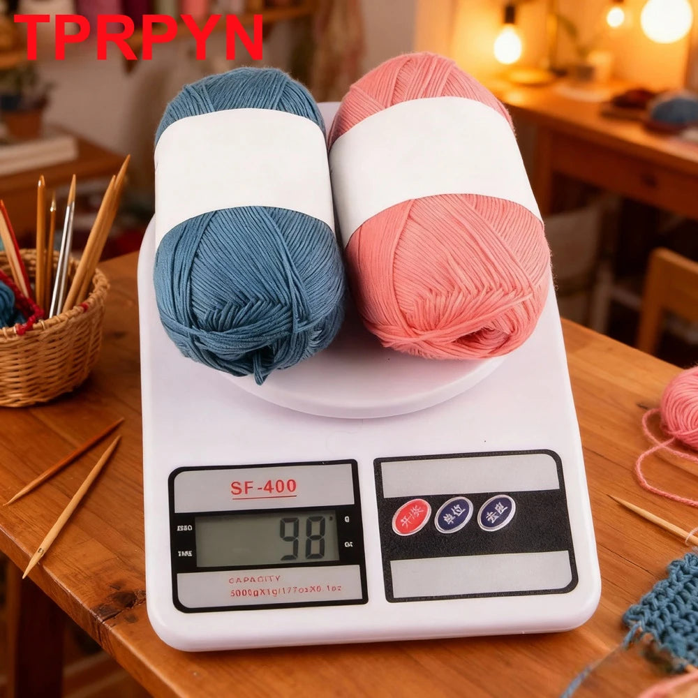 Bamboo Cotton Blend Knitting Yarn For Crochet And DIY Crafts