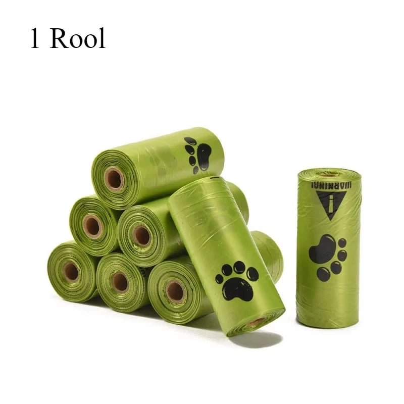 Extra Thick Leak Proof Dog Waste Bags With Paw Prints