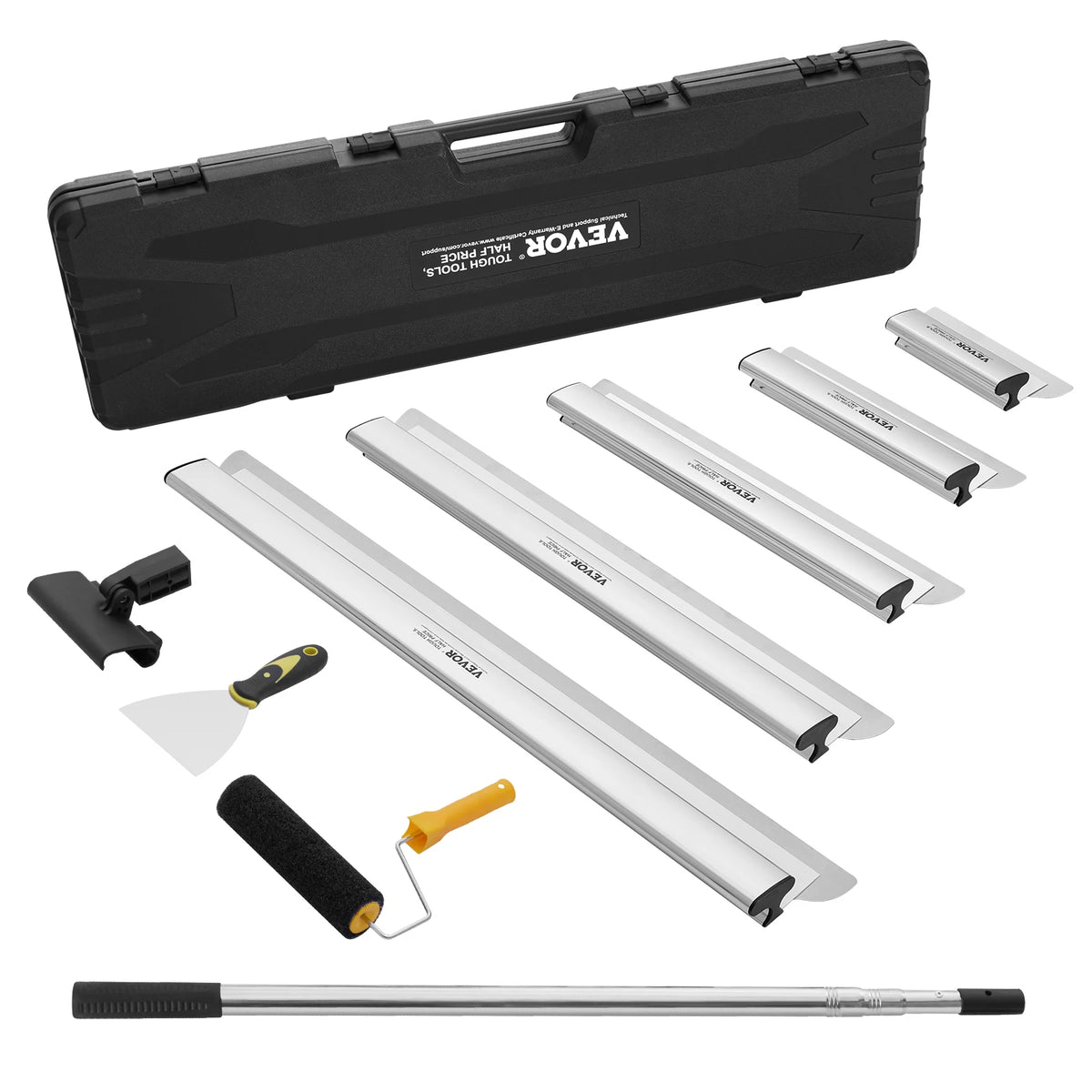 SucceBuy Drywall Skimming Blade Set With Extension Handle Lasanble