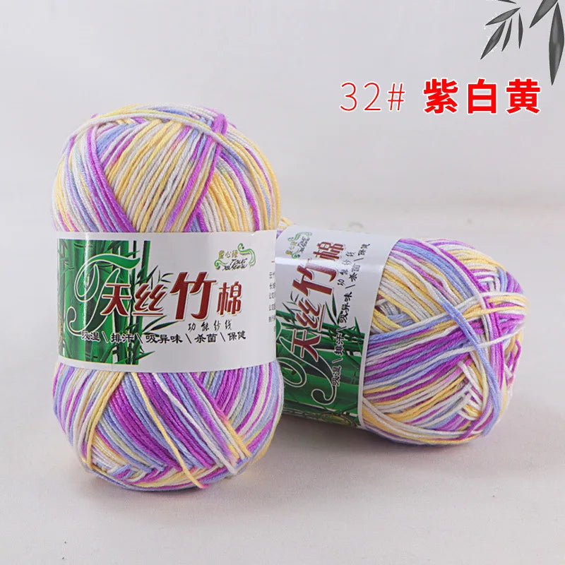 Bamboo Cotton Blend Knitting Yarn For Crochet And DIY Crafts