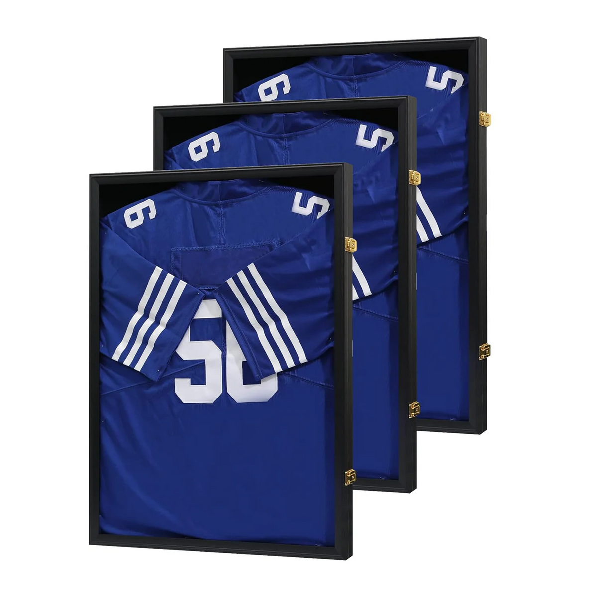 Lockable Sports Jersey Display Frame With UV Protection Acrylic Case