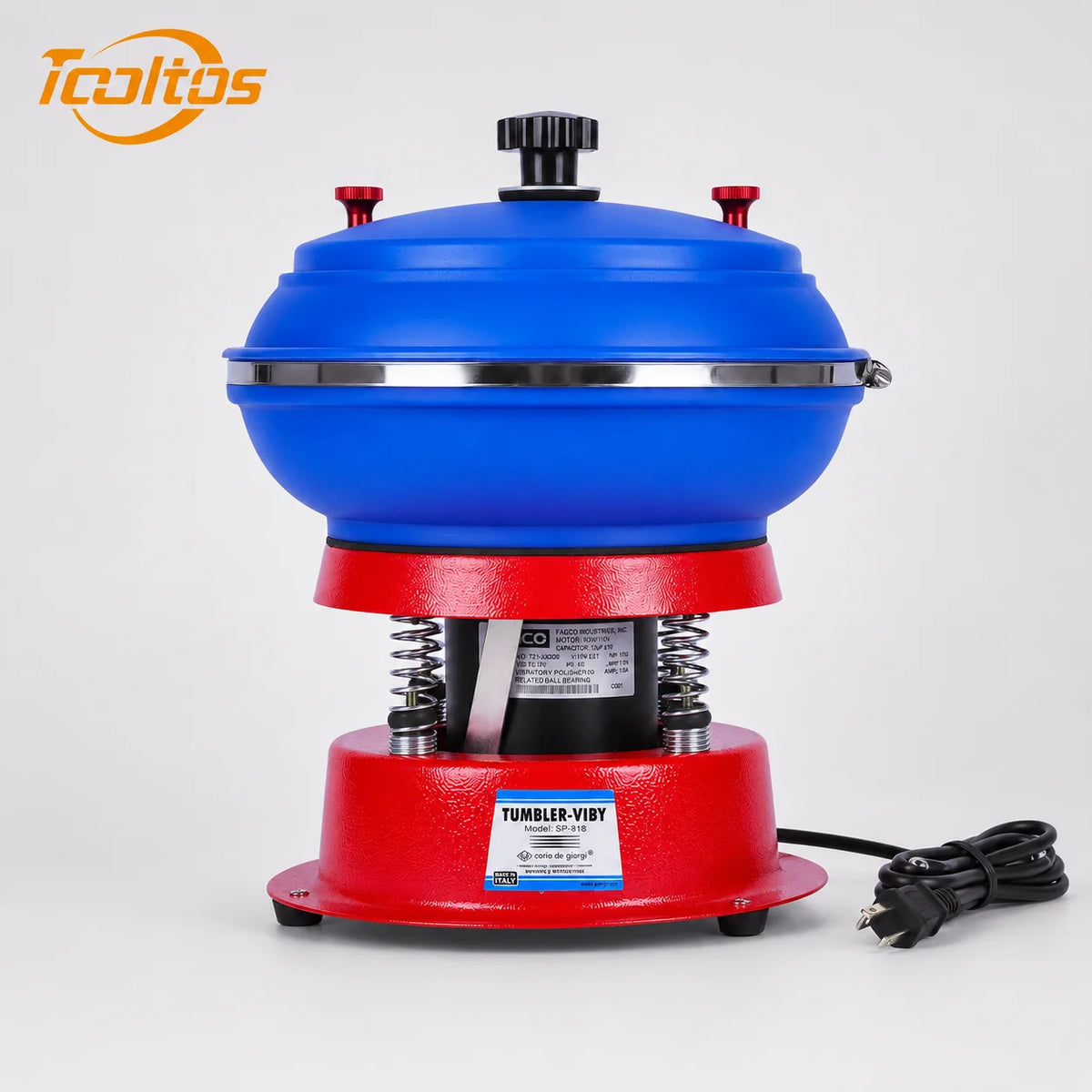 Vibratory Tumbler Polishing Machine for Jewelry, Agate and Metal