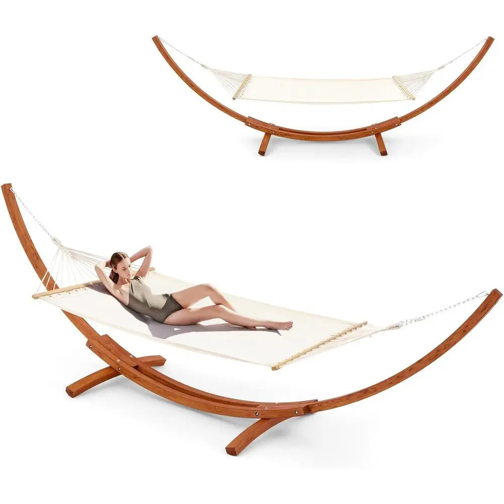 Heavy Duty Two Person Hammock With Stand For Patio