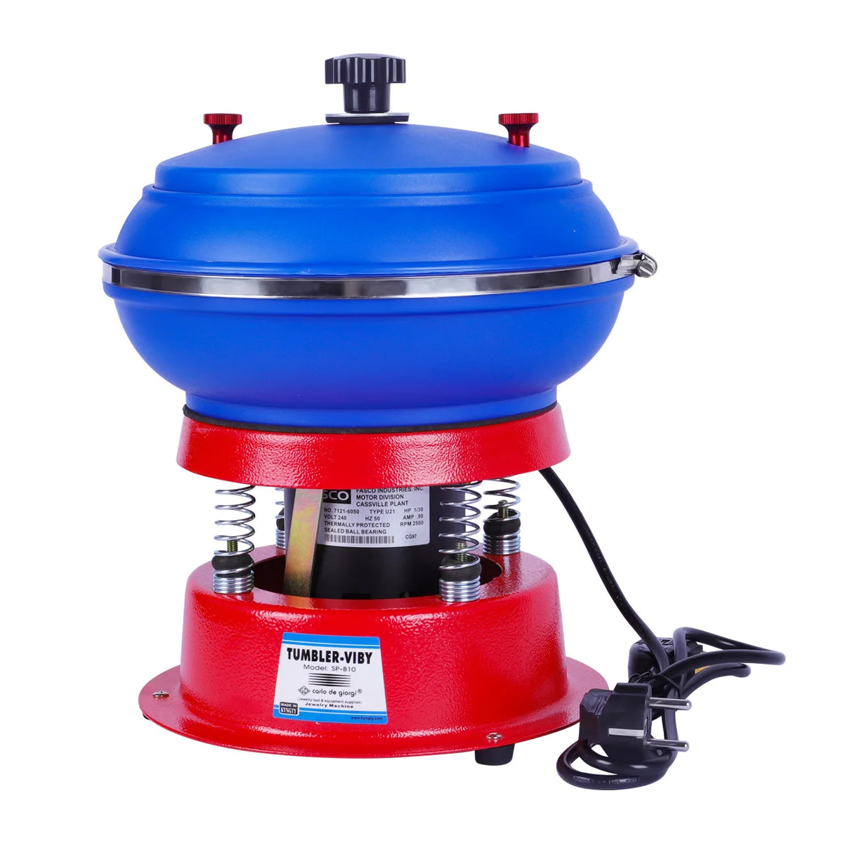 Vibratory Tumbler Polishing Machine for Jewelry, Agate and Metal