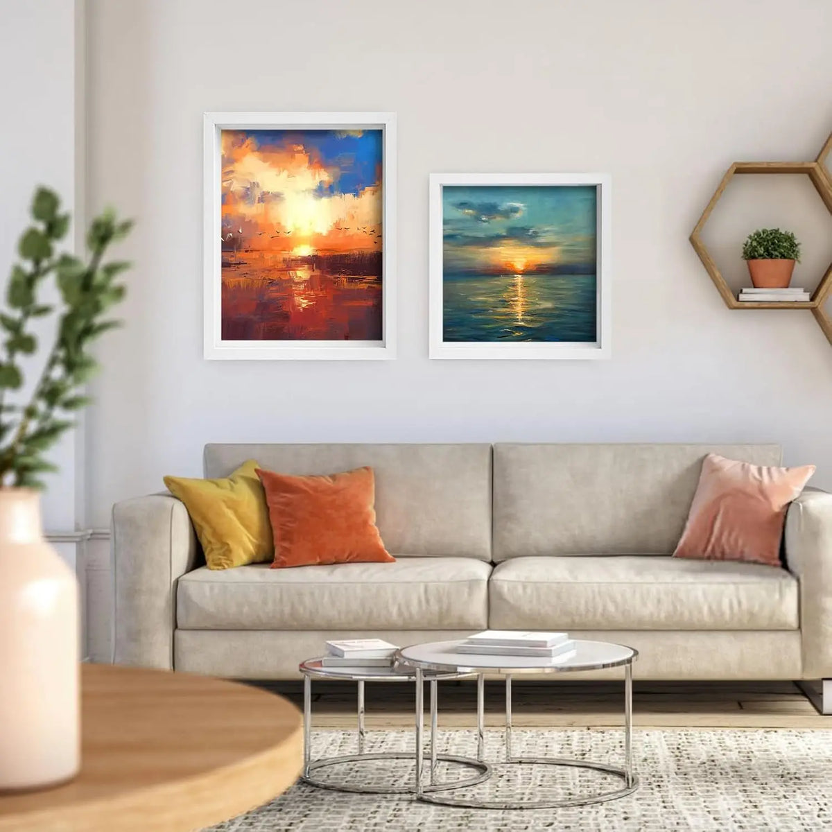 Four Pack Deep Display Shadow Box Frames For Keepsakes