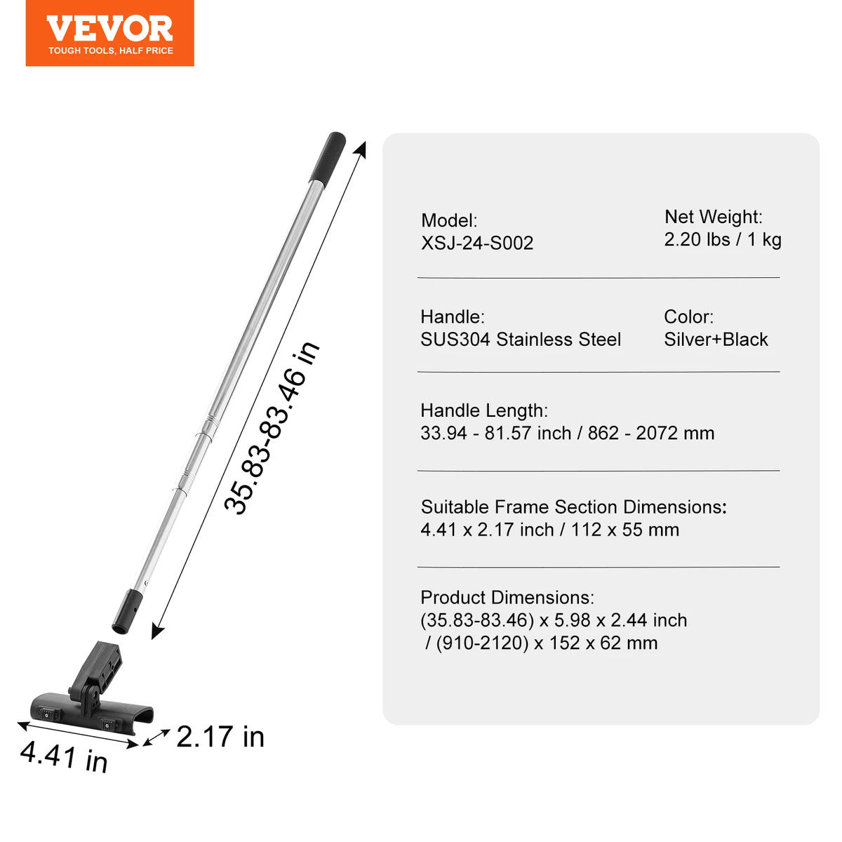 SucceBuy Drywall Skimming Blade Set With Extension Handle Lasanble