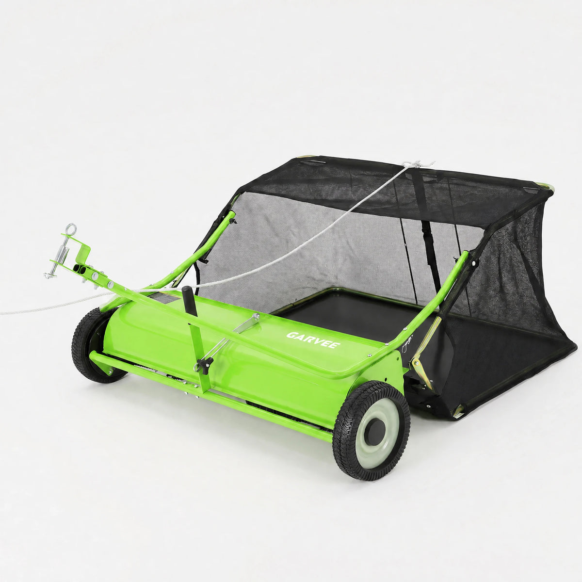 Heavy Duty Tow Behind Lawn Sweeper For Leaves And Grass